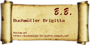 Buchmüller Brigitta névjegykártya