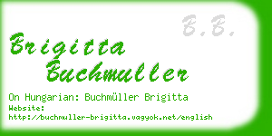 brigitta buchmuller business card